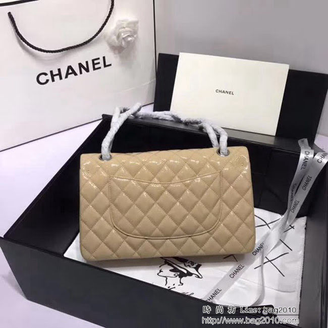 香奈兒CHANEL 升級版A1112小羊皮金銀鏈條單肩斜挎包 DSC1061